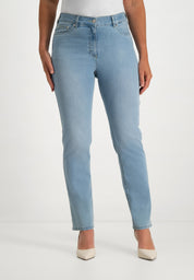 Gretha Regular Straight Jeans | Bleach
