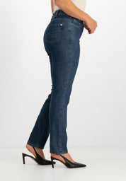 Gretha Regular Straight Jeans | Stone Blue