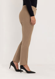Janet Techno Wool Broek | Camel