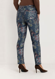 Kora Coloured Straight Broek | Passion Flower