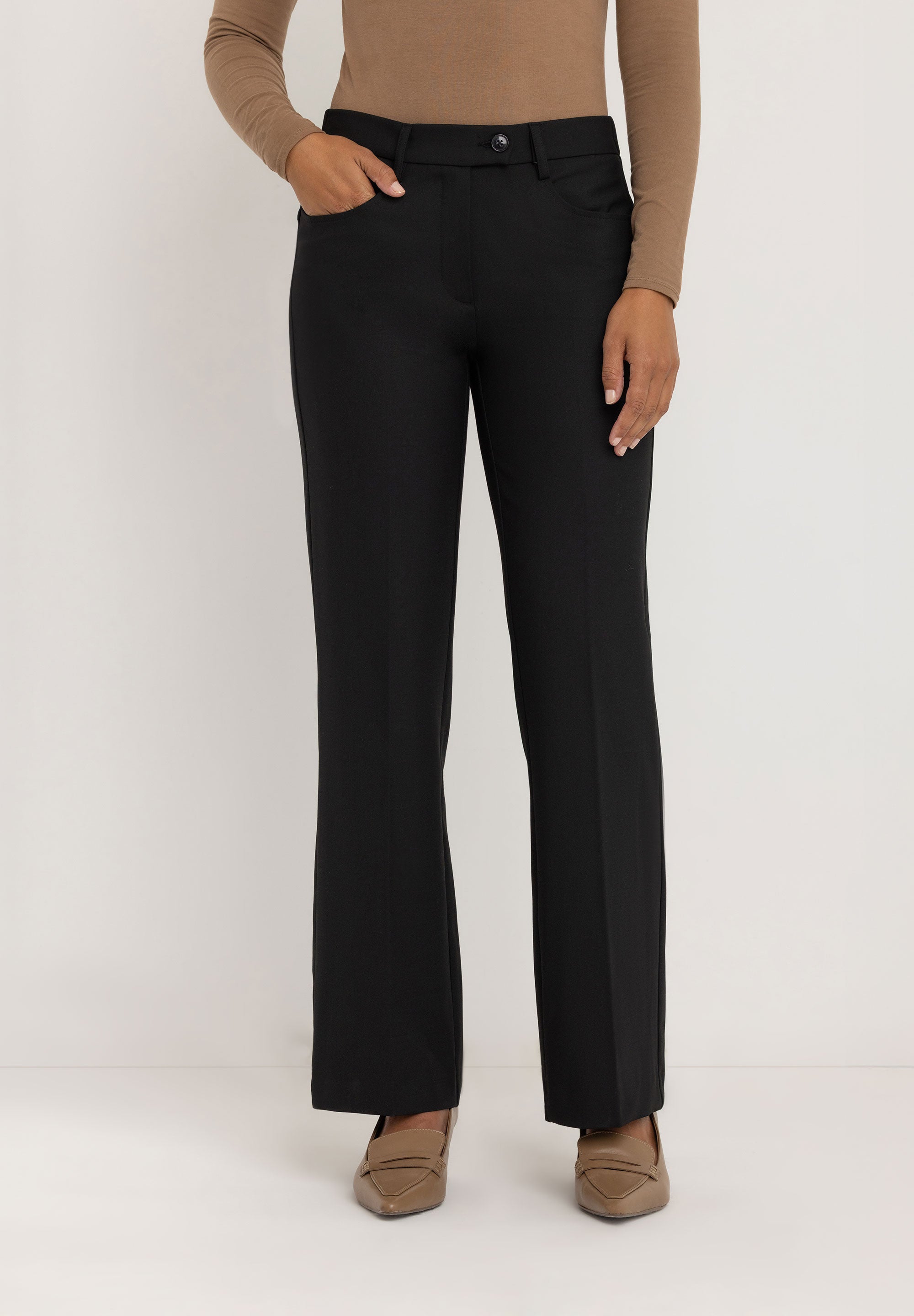 Janet Techno Stretch Broek | Black