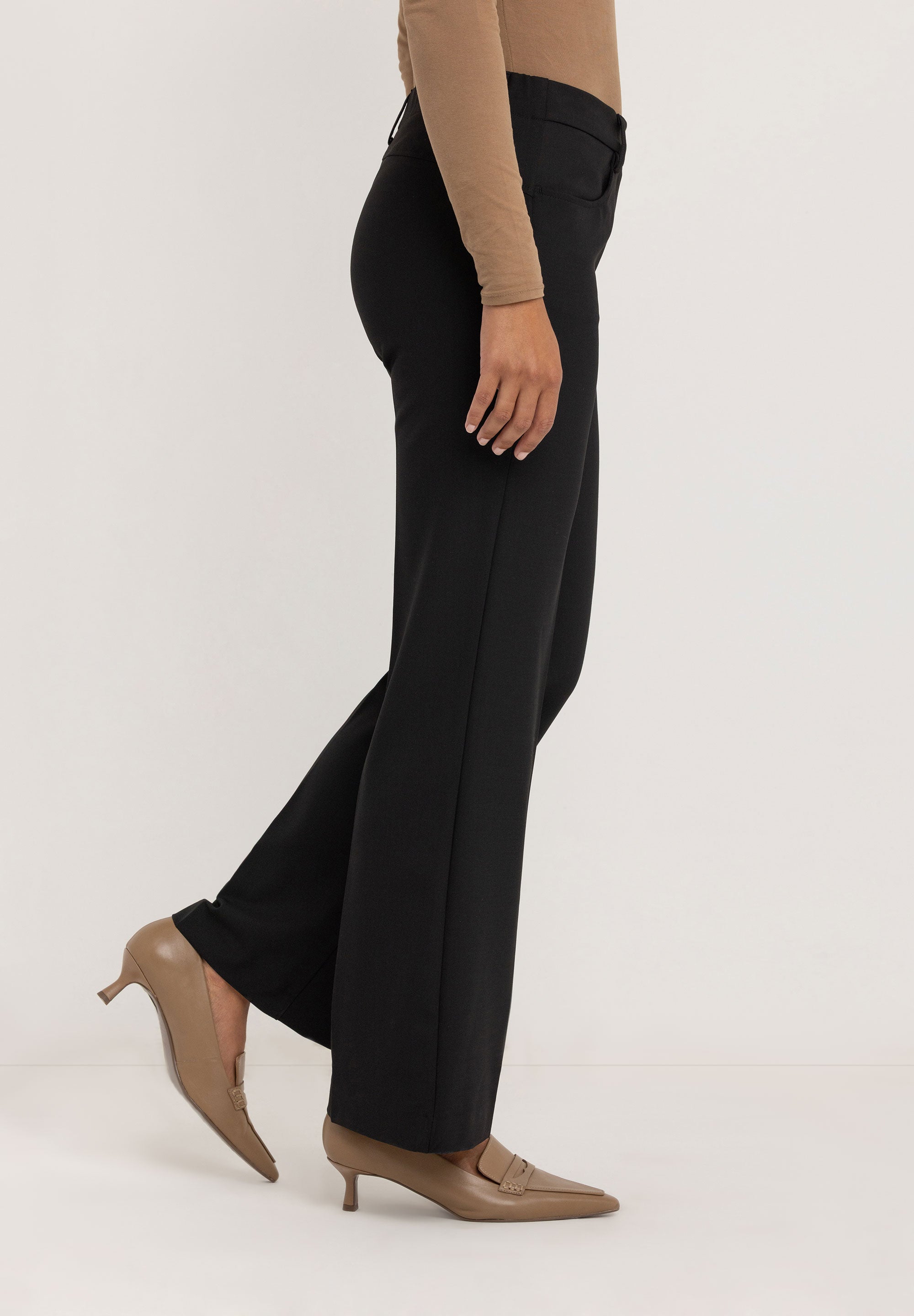 Janet Techno Stretch Broek | Black