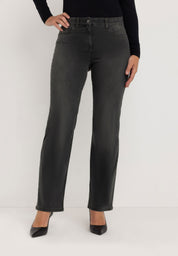 Kora Coloured Straight Broek | Cypress