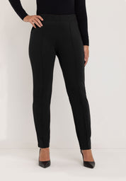 Janet Slim Tailored Broek | Burgundy