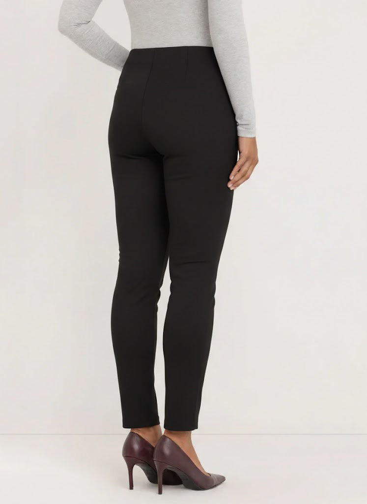 Janet Techno Stretch Pants | Black