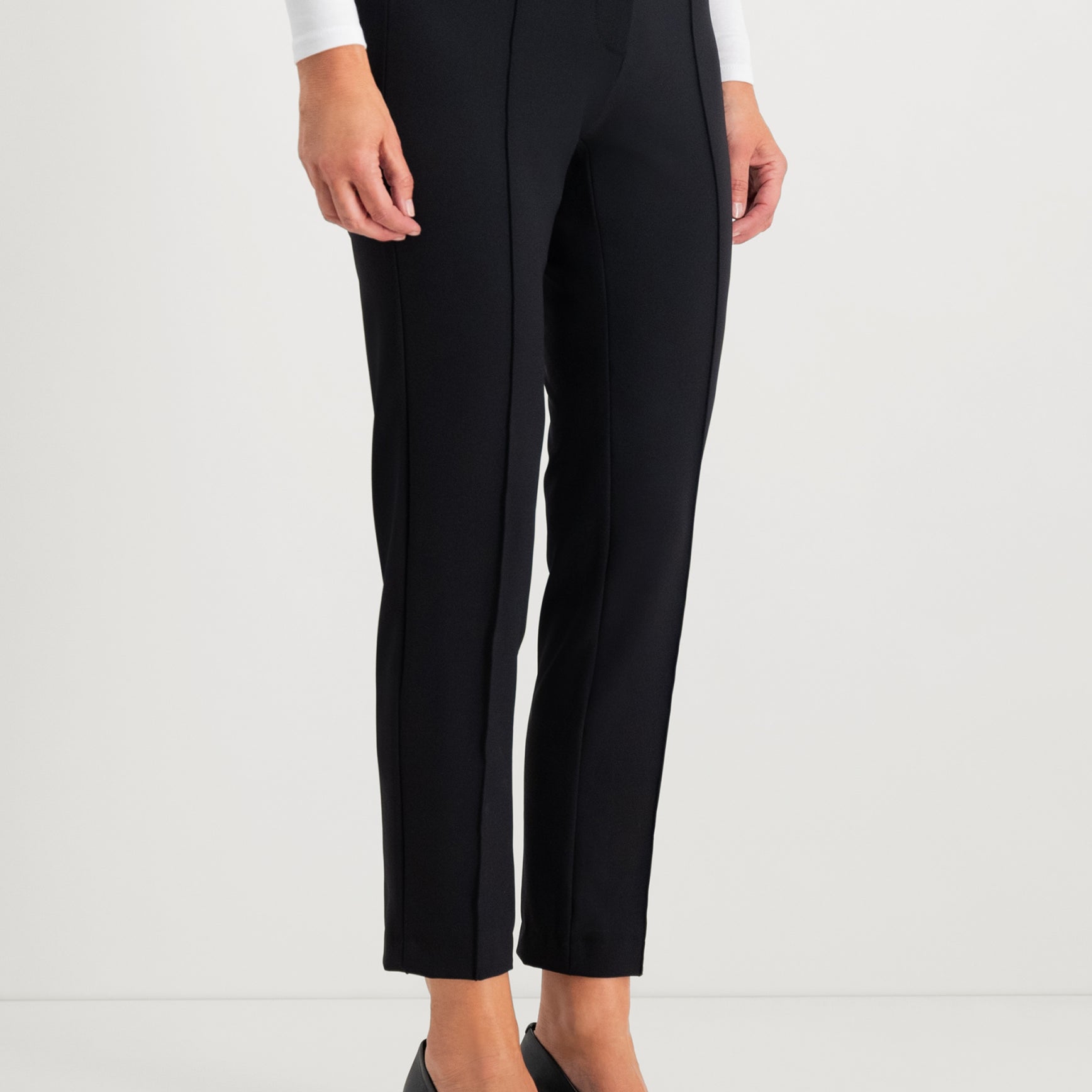 Janet Techno Stretch Pants | Black Pants ZRS