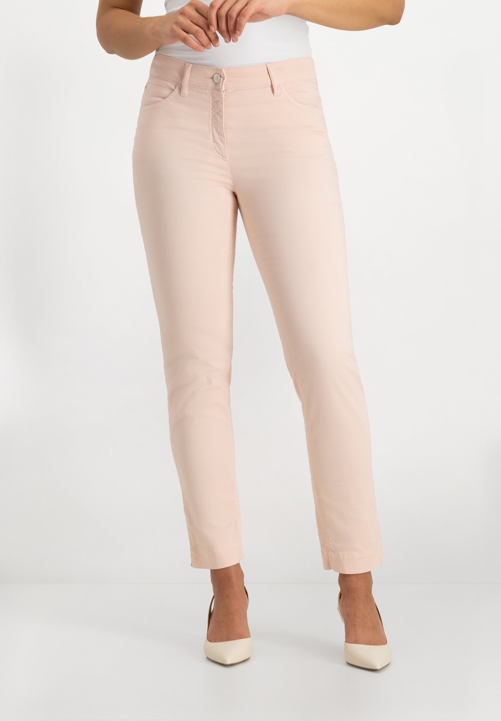 Kora Coloured Straight Hose | Blush