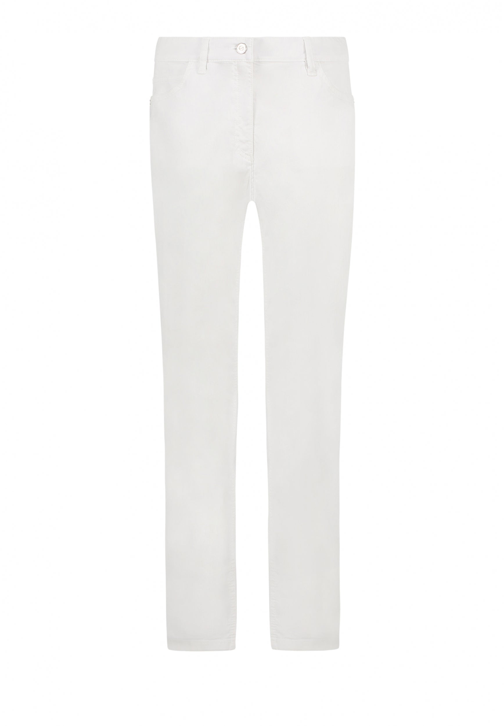 Kora Coloured Light Denim Straight Jeans | Optical White