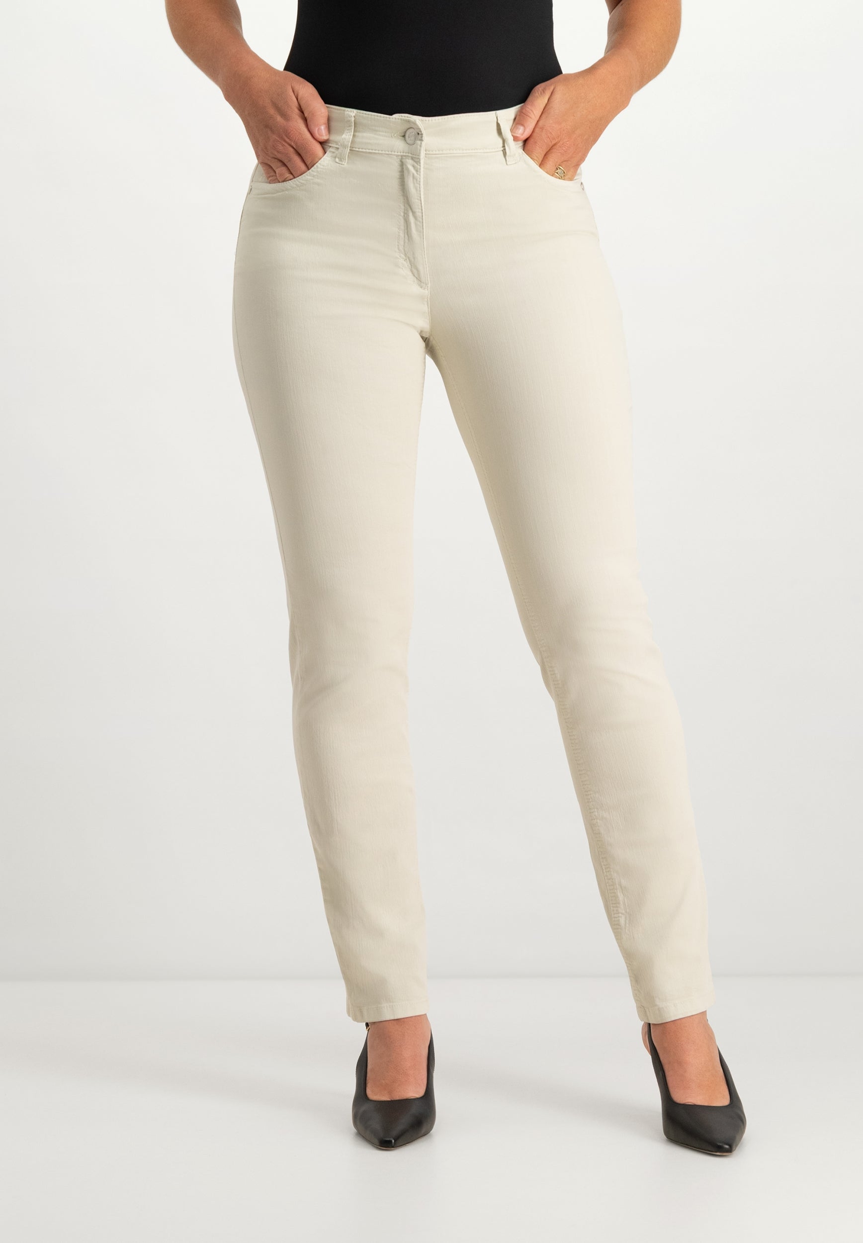 Kora Coloured Light Denim Straight Jeans | Kitt