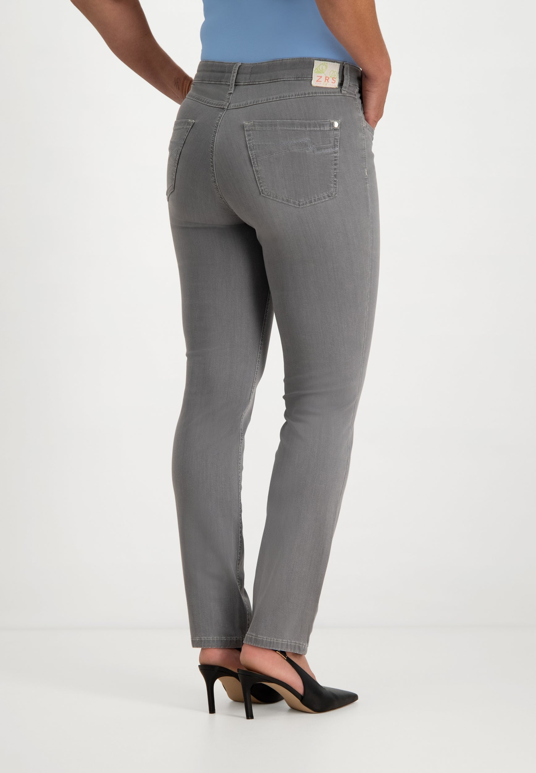 Kora Denim Straight Jeans | Light Grey