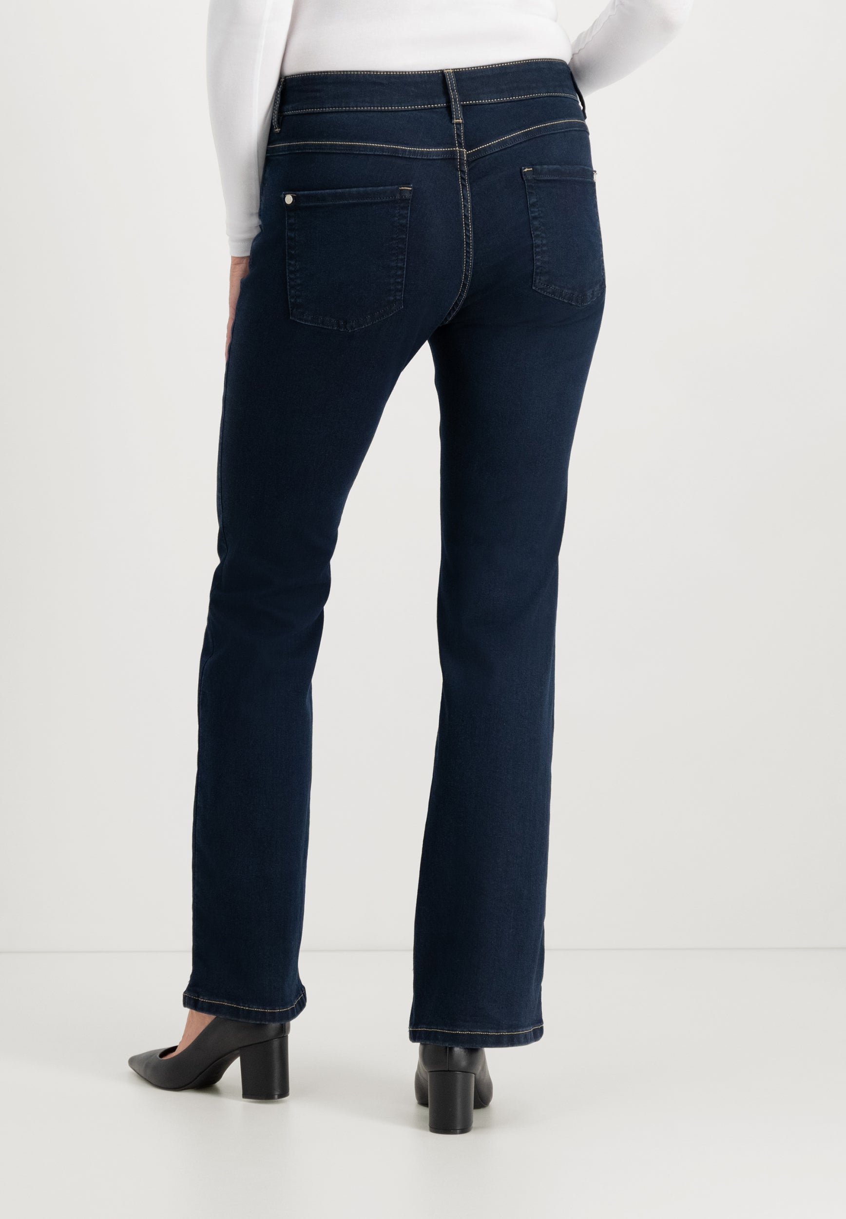 Twigie Shape-On Bootcut Jeans | Blue Black Pants ZRS