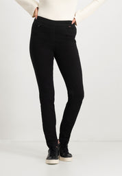 Leggie Shape-On Skinny Jeans | Black Black Pants ZRS