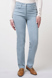 Kora Coloured Denim Classics Straight Jeans | Dove Pants ZRS