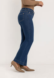 Ginie Slim Pants | Stone Blue