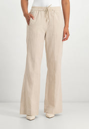 Joggie Wide Leg Pants | Nature Ecru
