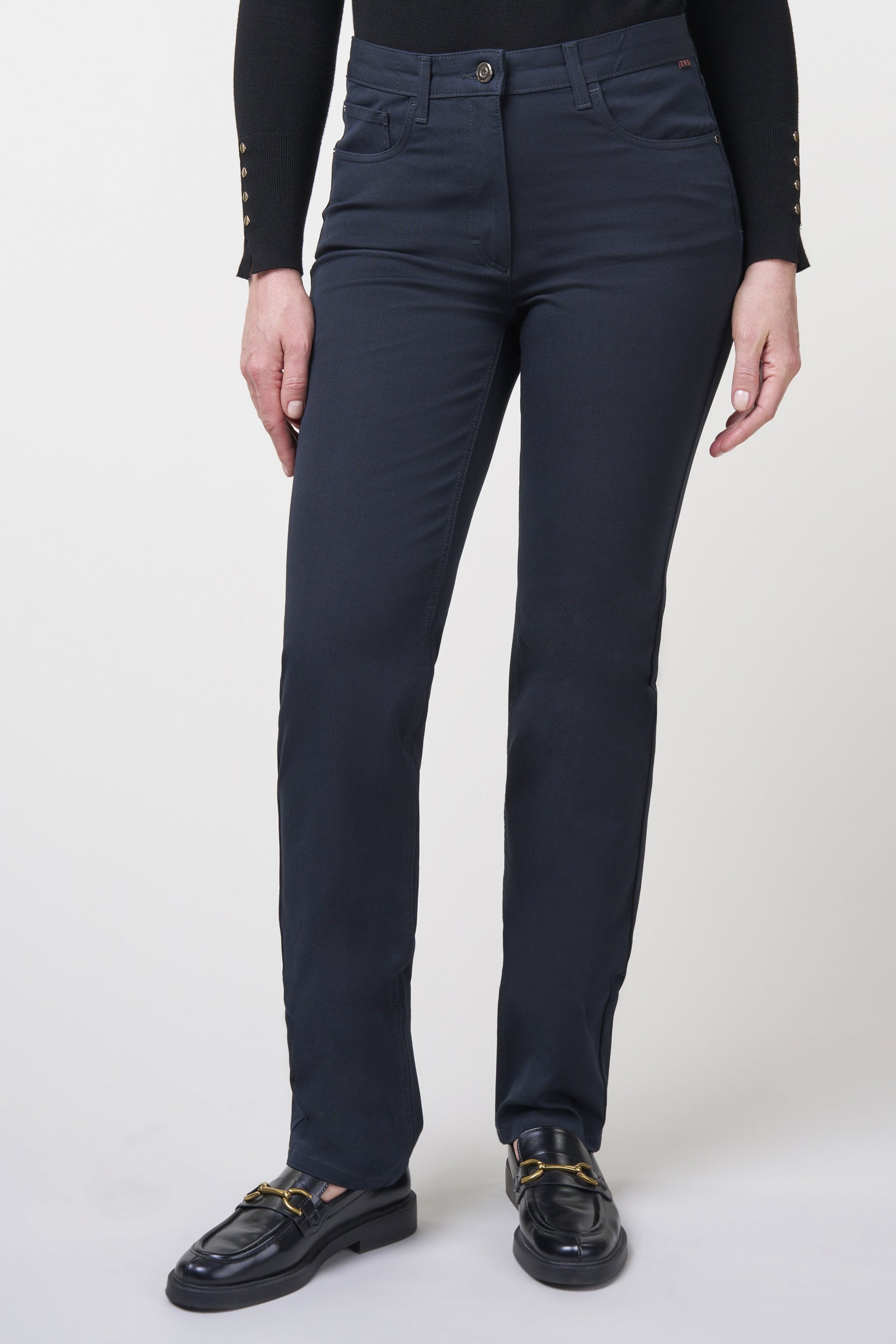 Kora Sporty Bi-Stretch Straight Jeans | Navy Pants ZRS