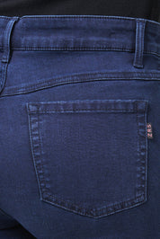 Kora Thermo Denim Straight Jeans | Blue Black Pants ZRS