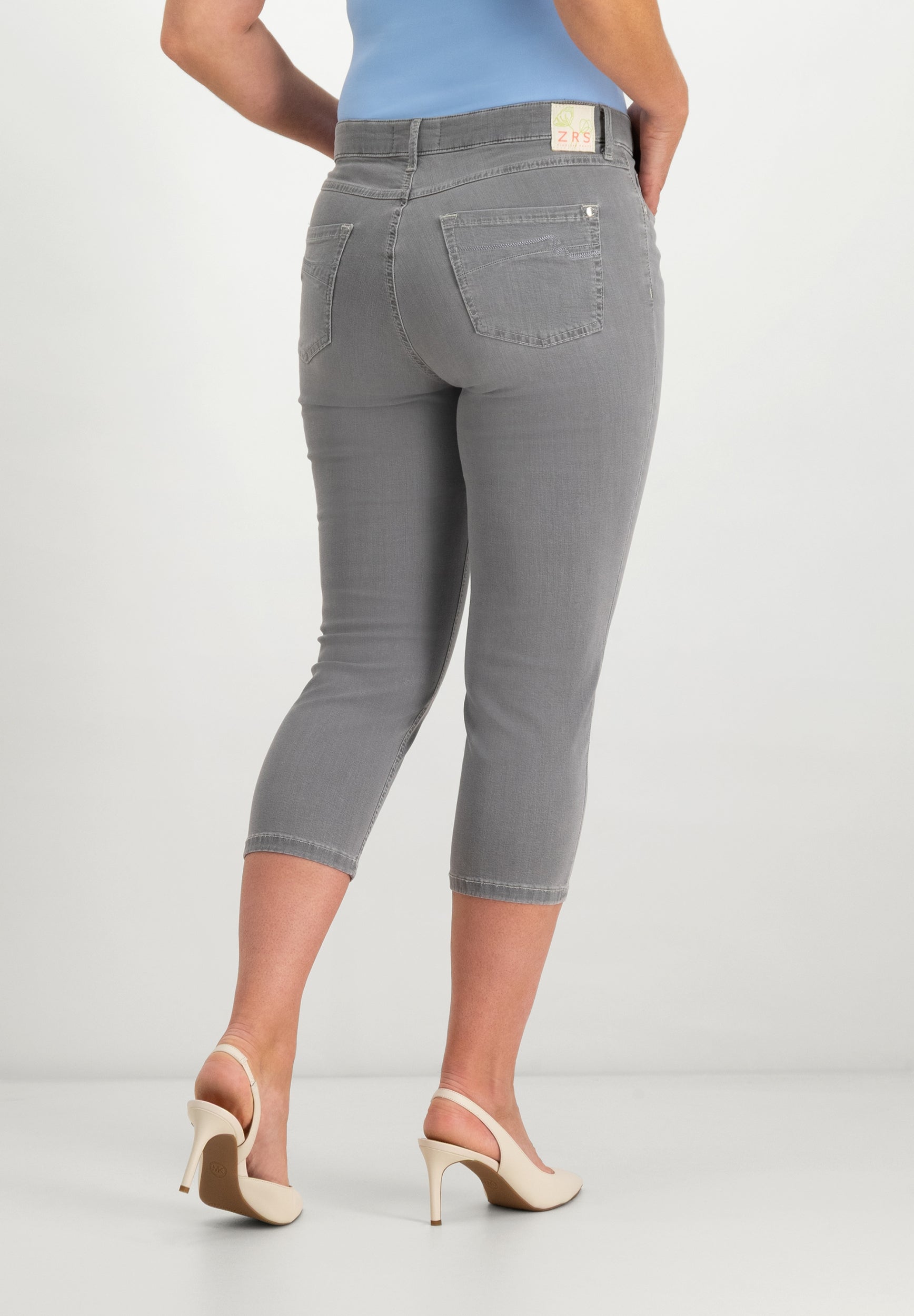 Kora Denim Straight Jeans | Light Grey