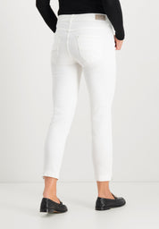 Twigie Shape-On Skinny Ankle Jeans | Optical White ZRS