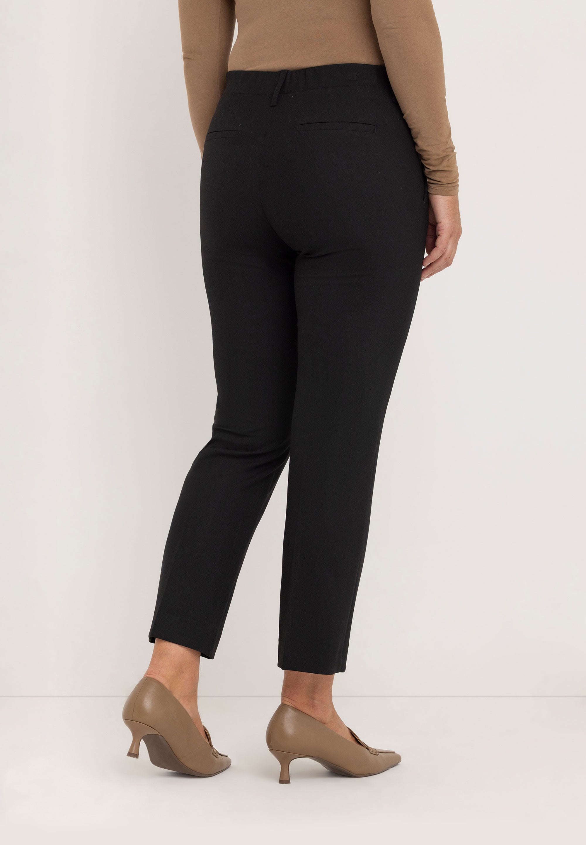 Janet Techno Stretch Pants | Black