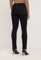Ginie Slim Pants | Blue Black