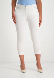 Kora Coloured Straight Pants | Optical White