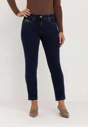 Sarah Bootcut Pants | Blue Black