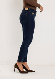 Sarah Bootcut Pants | Blue Black