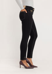 Sarah Bootcut Pants | Black-Black