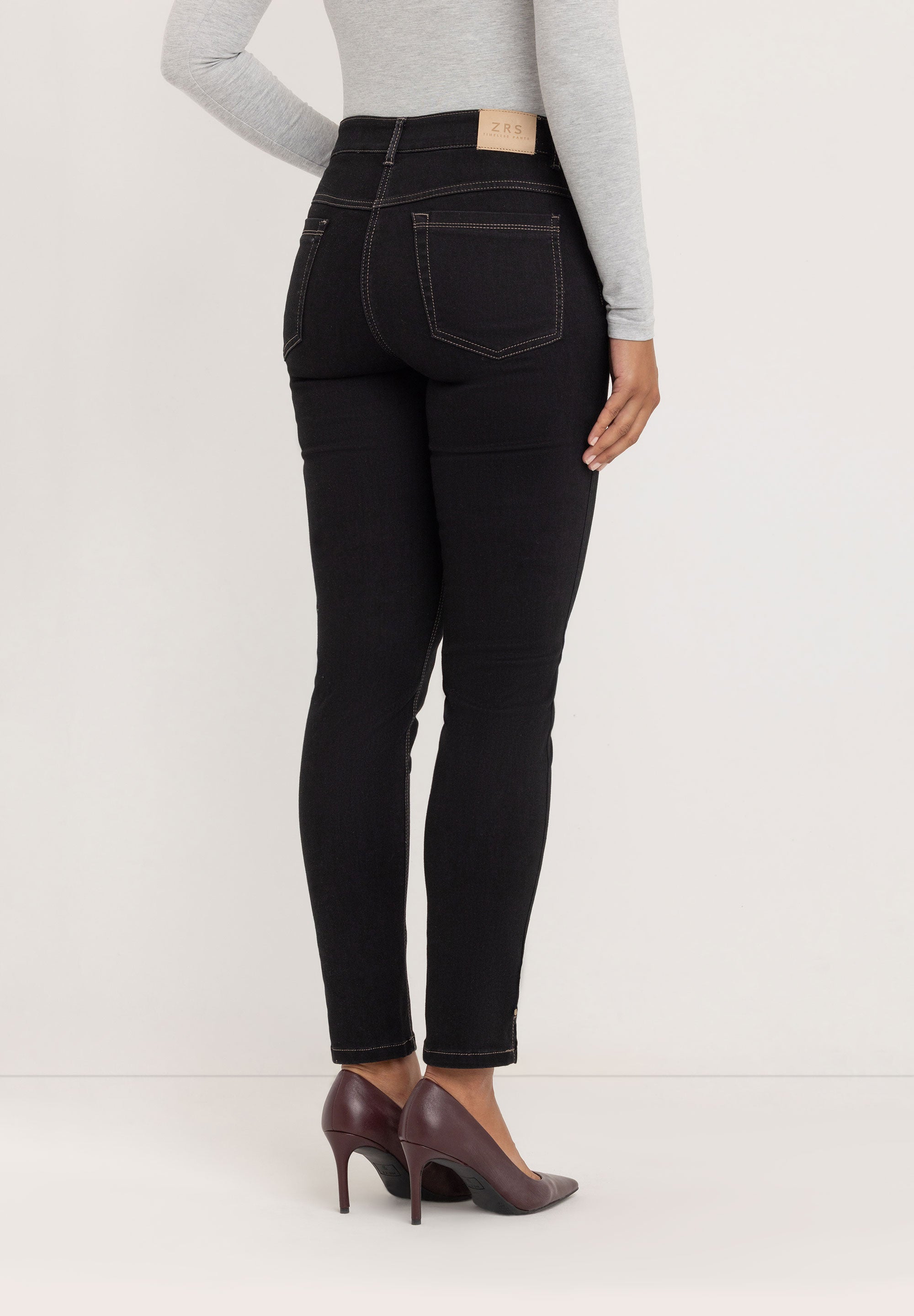 Sarah Bootcut Pants | Black-Black