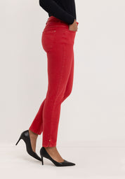 Sarah Bootcut Pants | Cranberry