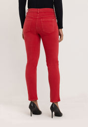 Sarah Bootcut Pants | Cranberry