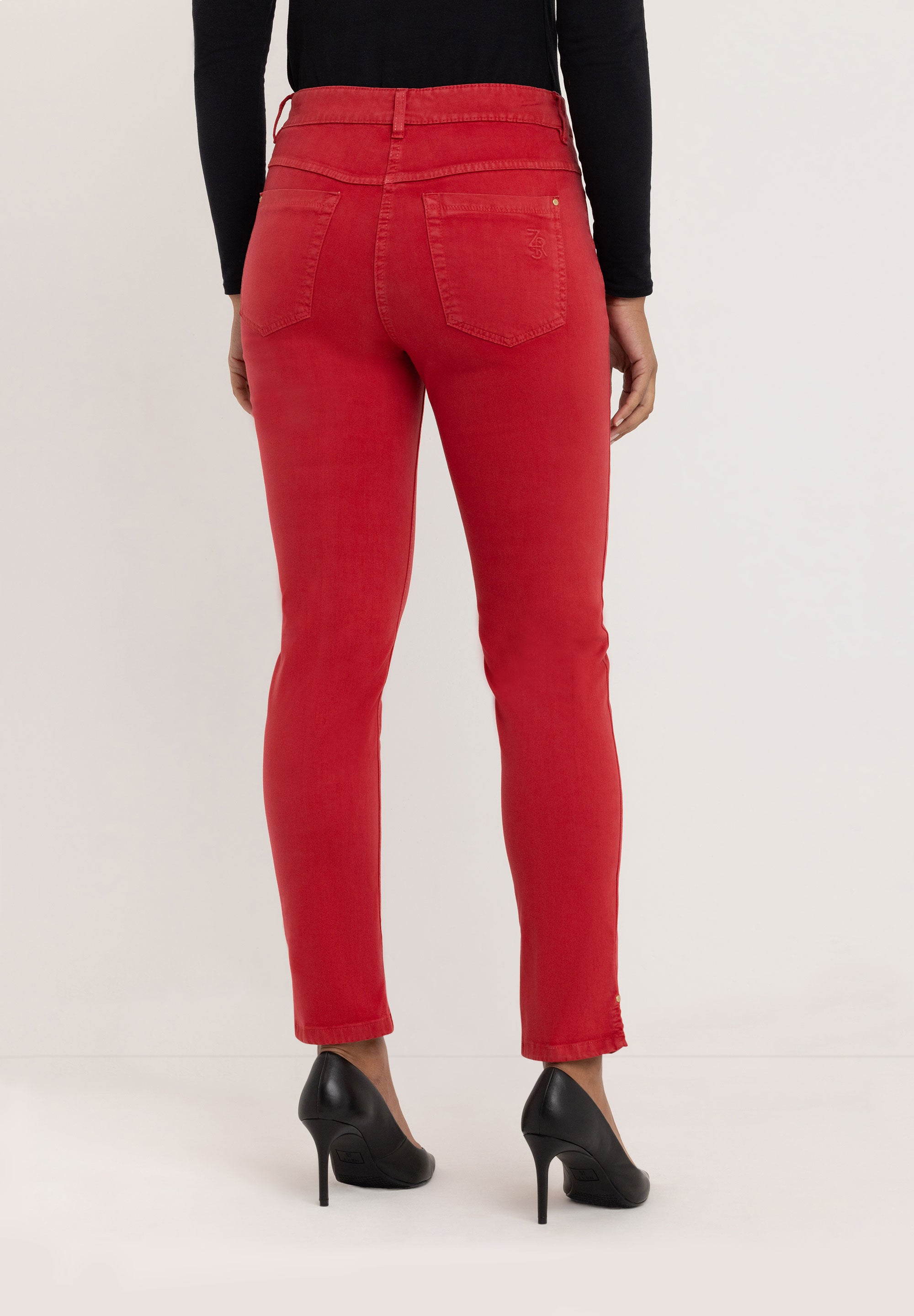Sarah Bootcut Pants | Cranberry