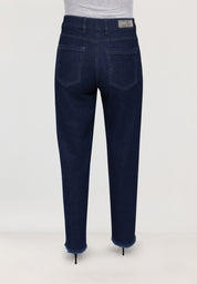 Gretha Komfortable Tapered Jeans | Indigo