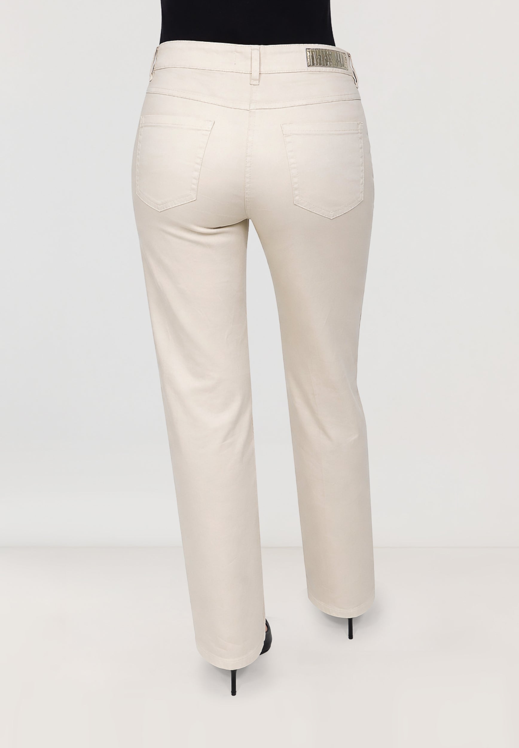 Kora Denim Classics Straight Jeans | Stone